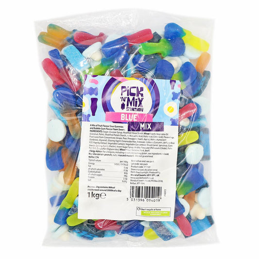 1kg Sweets Premium Blue Mix Bulk Case