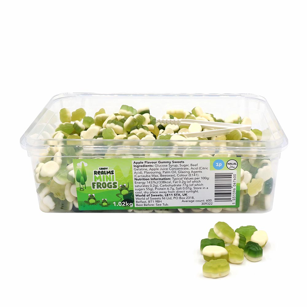 Candy Realms Mini Frogs Sweet Tub