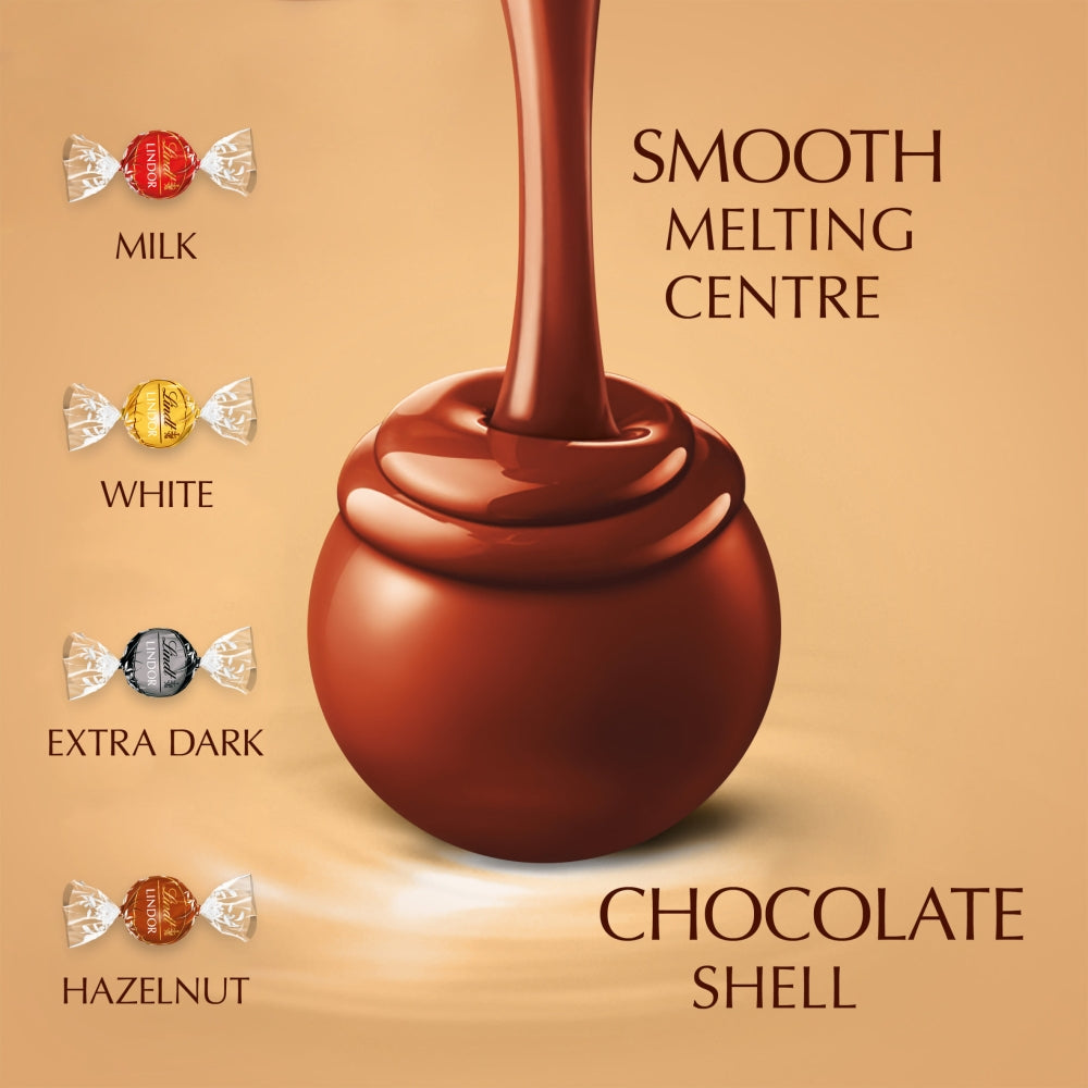 Lindt Lindor Assorted Chocolate Truffles Box 200g