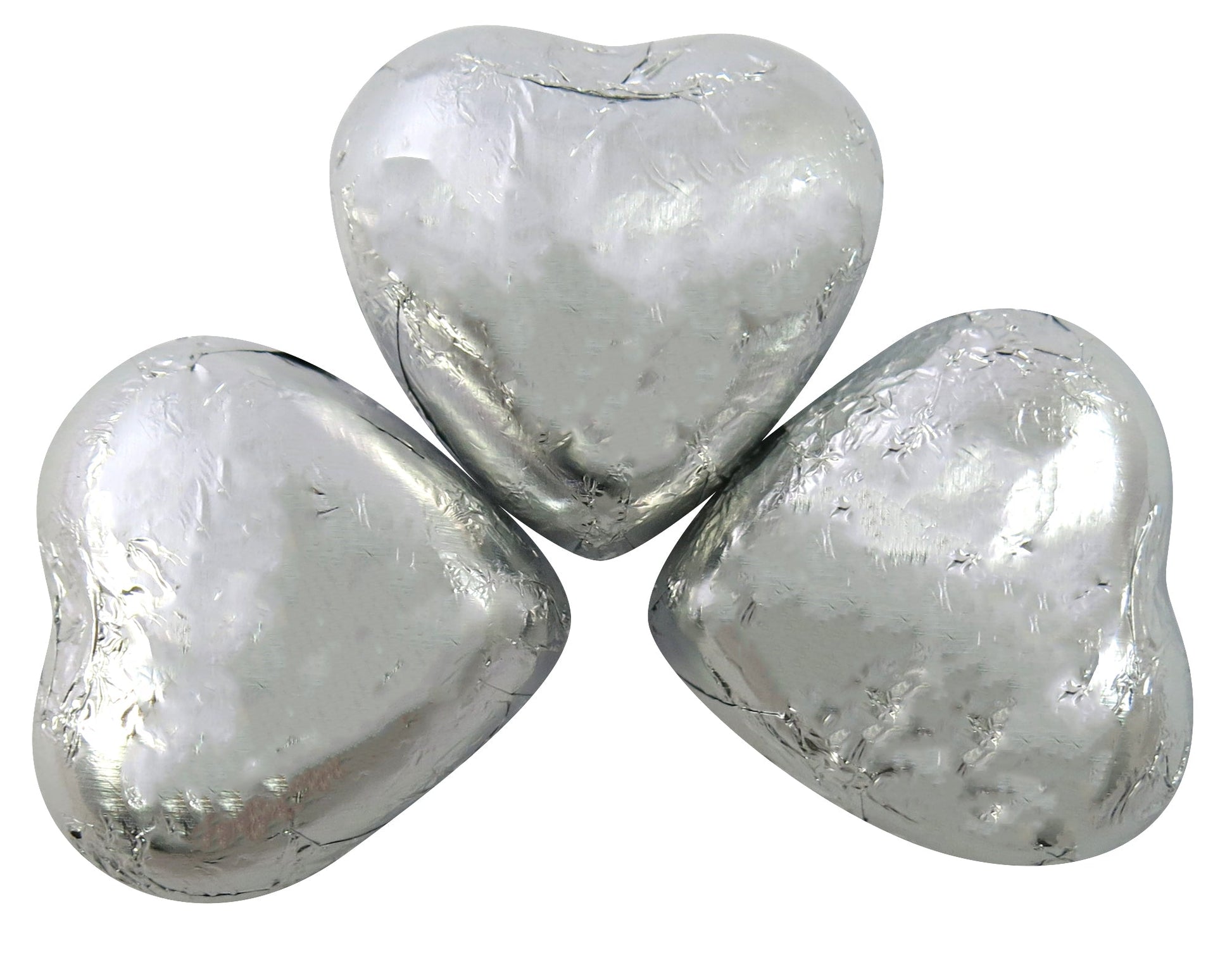 Silver Foil Milk Chocolate Hearts Pick n Mix