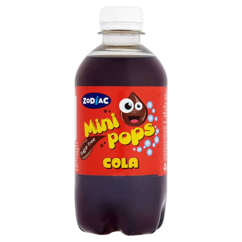 Zodiac Mini Pops Cola Flavour Bottle 330Ml 6 Pack