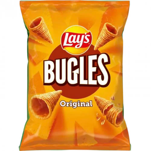 Bag of Lays Bugles Original Crisps