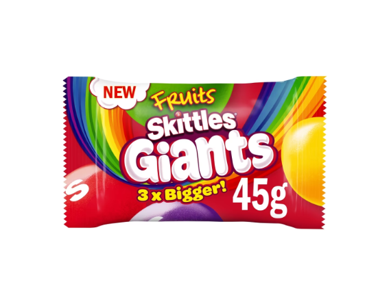 Skittles Giants Fruit Bags 45G