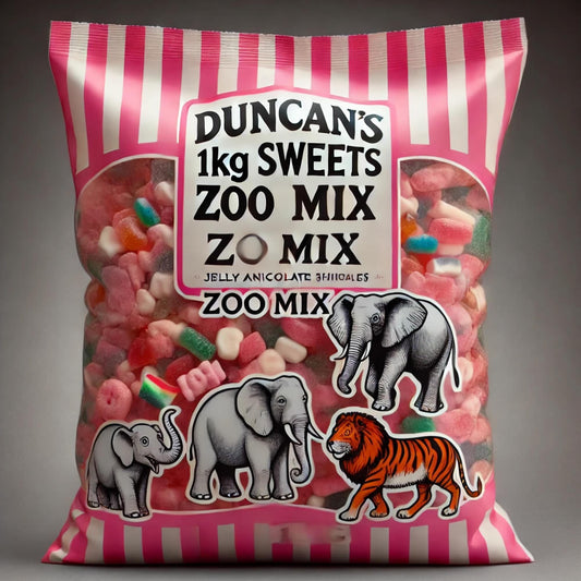 1kg Sweets Zoo Mix