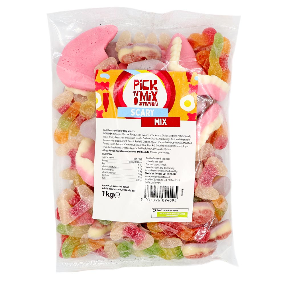 1kg Sweets Halloween Sweets Mix