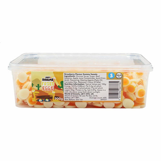 Candy Realms Mini Fried Eggs Sweet Tub