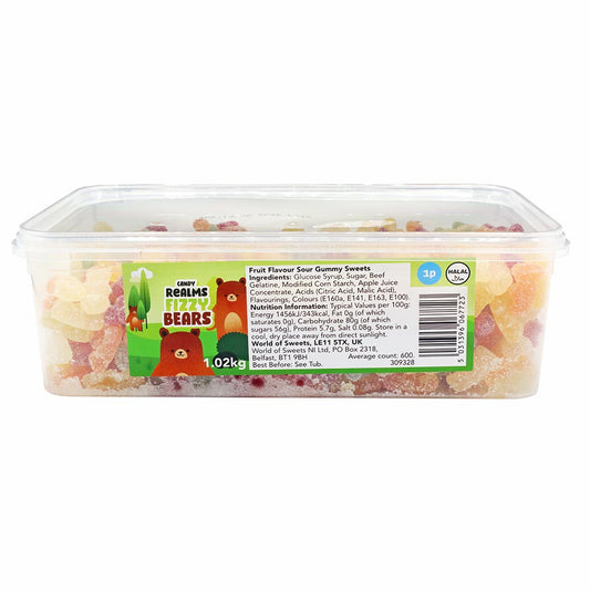 Candy Reams Fizzy Bears Sweet Tub