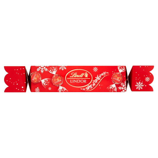 Lindt Lindor Milk Chocolate Christmas Cracker 100g