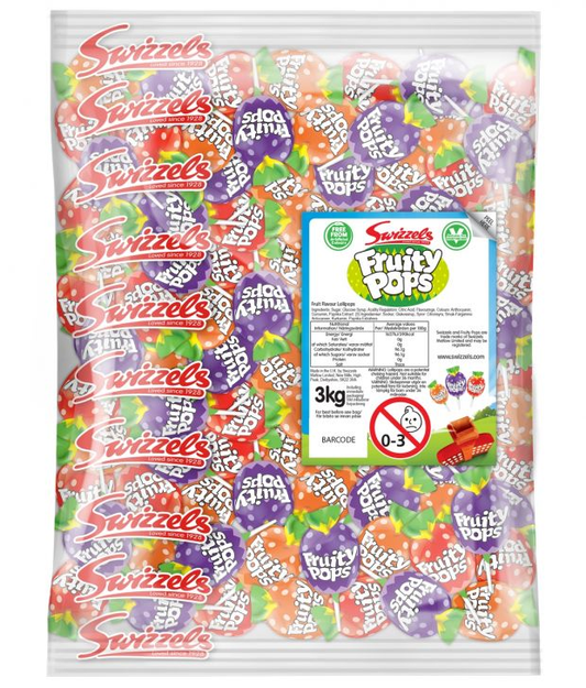 Swizzels Fruity Pop Lollies 3Kg