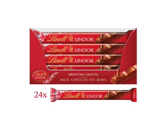 Lindt Lindor Milk Chocolate Bar 38G
