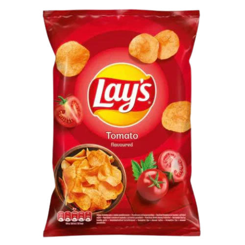 Bag of Lays Tomato Crisps