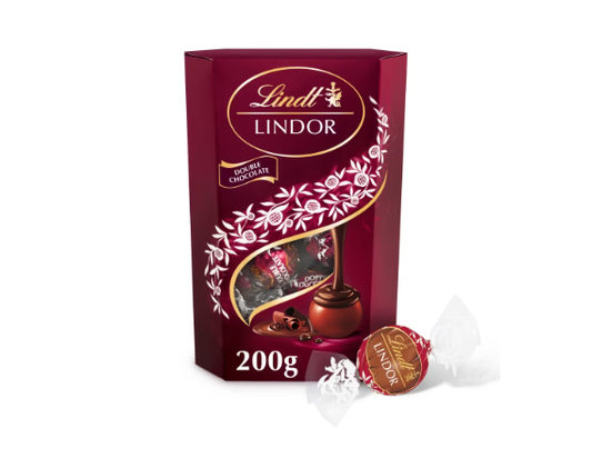 Lindt Lindor Double Chocolate Truffles 200G